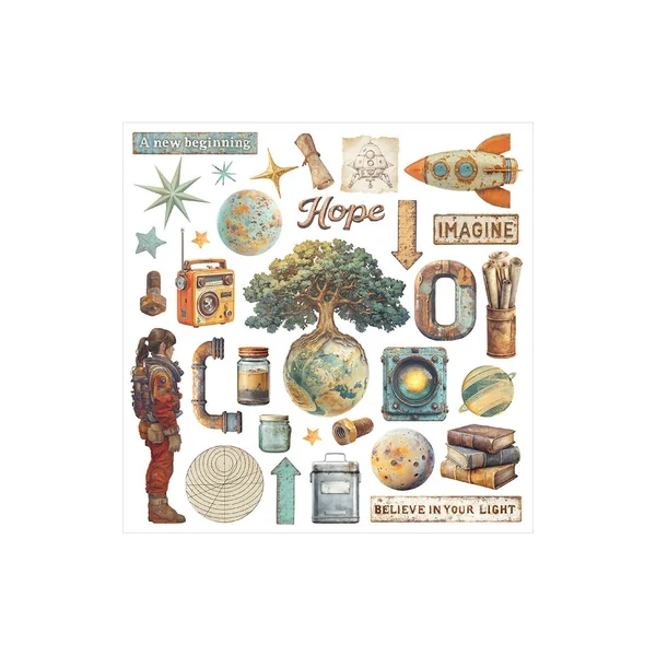 Assortiment de Rub On « A New Beginning »