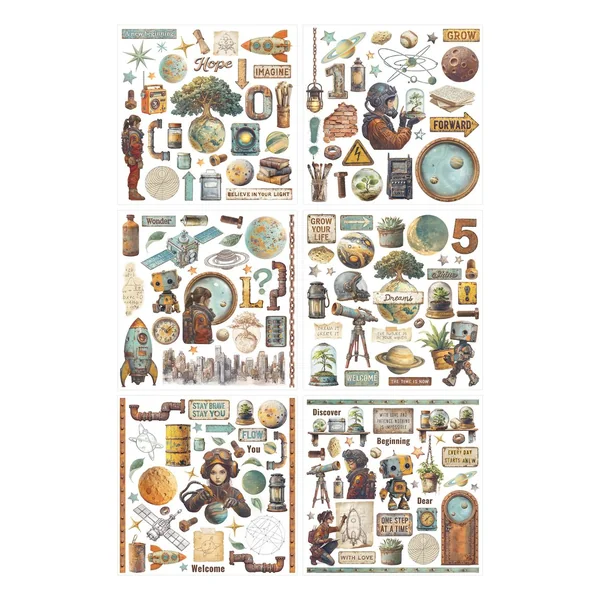 Assortiment de Rub On « A New Beginning »