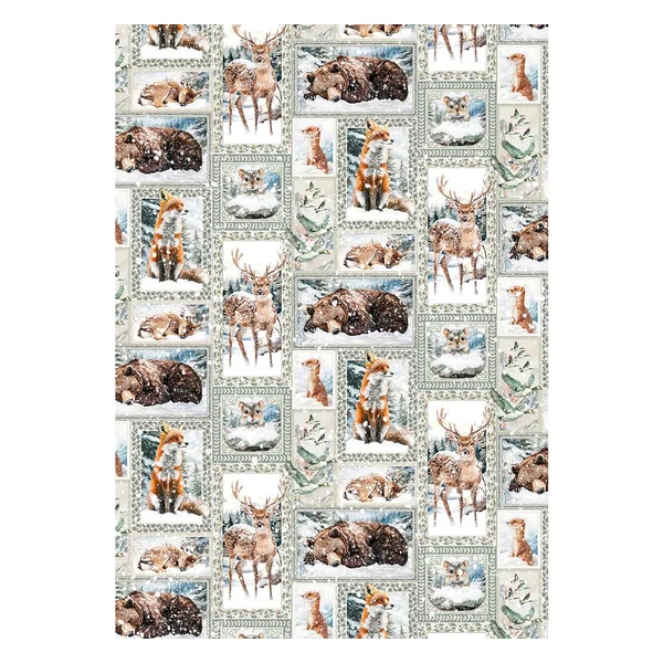 Assortiment de soies de paille à motifs « Forest Tales », set de 8 pièces