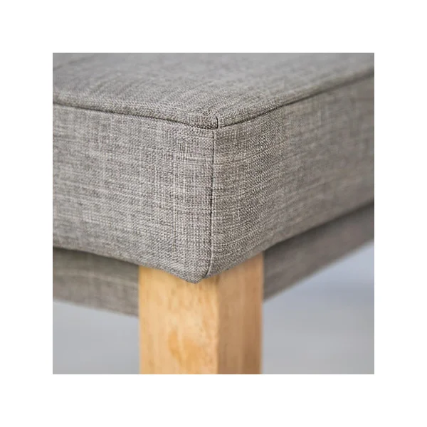 Banquette grise scandinave