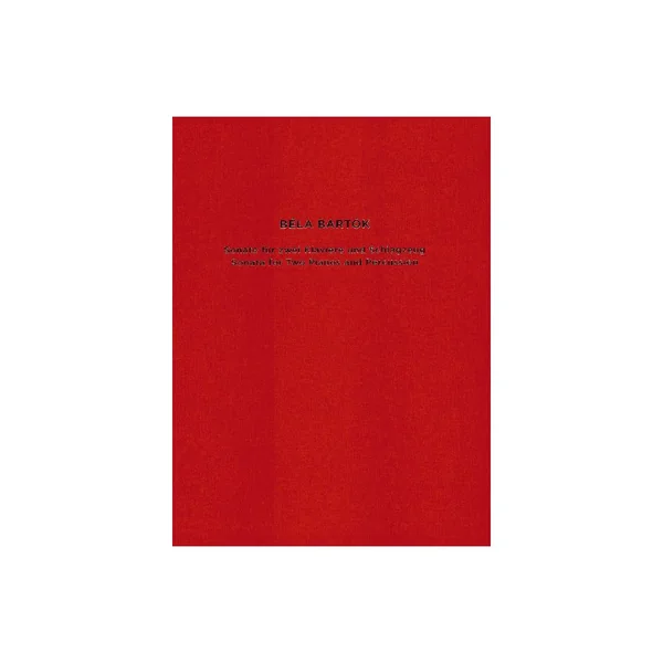 Bartok B. Sonate 2 Pianos et Percussion: Piano