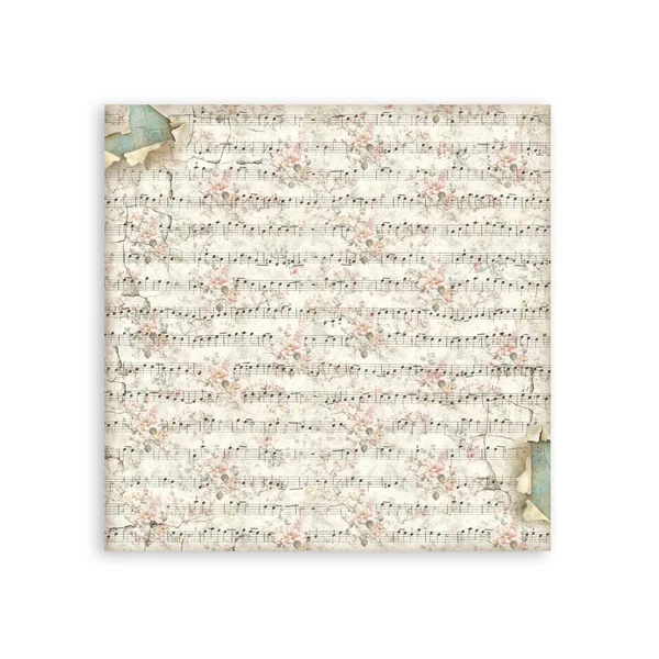 Bloc de papier scrapbooking Stamperia « Symphony Backgrounds »
