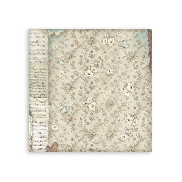 Bloc de papier scrapbooking Stamperia « Symphony Backgrounds »