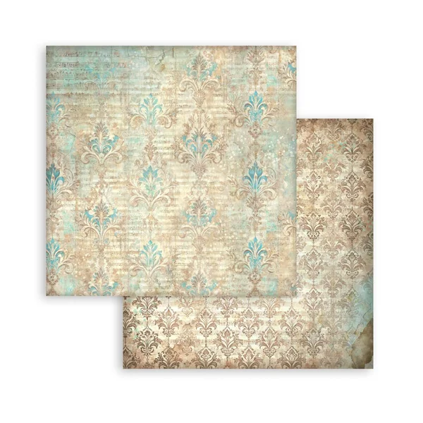 Bloc de papier scrapbooking Stamperia « Symphony Backgrounds »