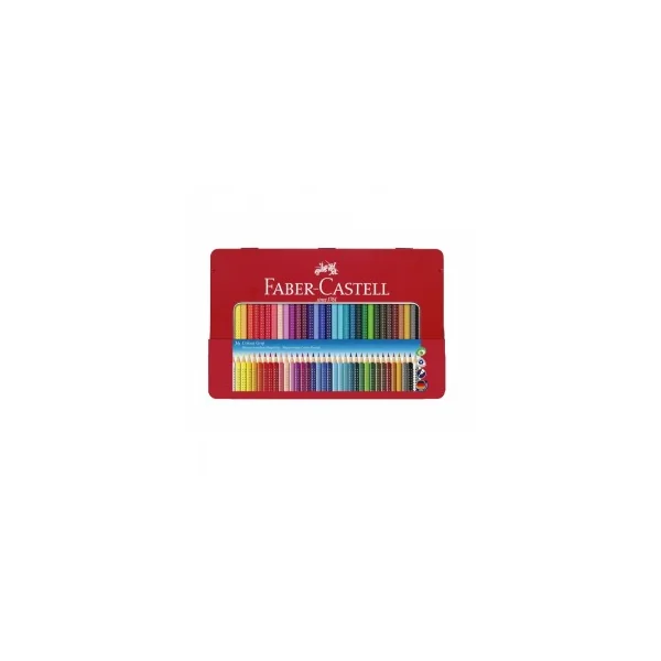 Boite Métal Crayons de Couleurs GRIP - Faber Castell