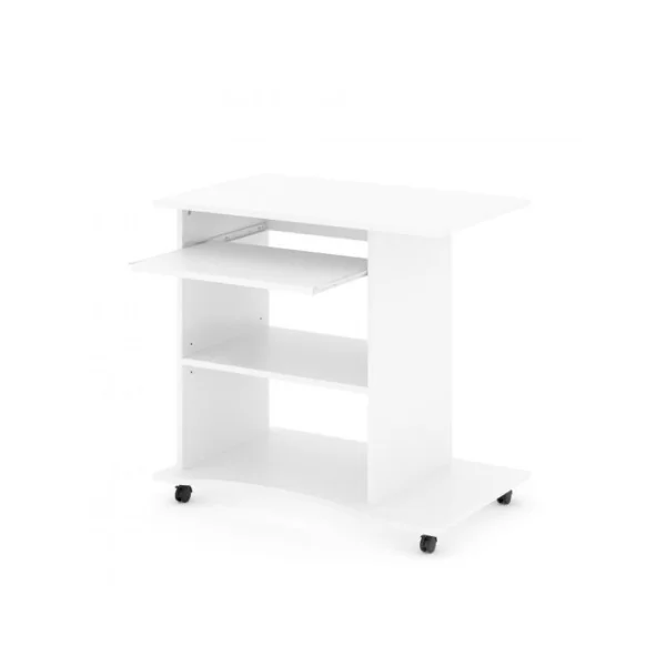 Bureau informatique blanc table d'ordinateur bureau informatique