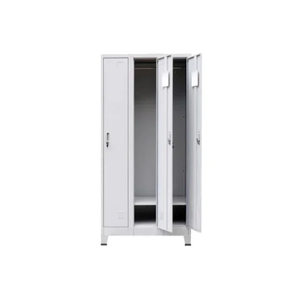 Casier vestiaire métallique armoire en acier x2 casier professionnel casier métallique