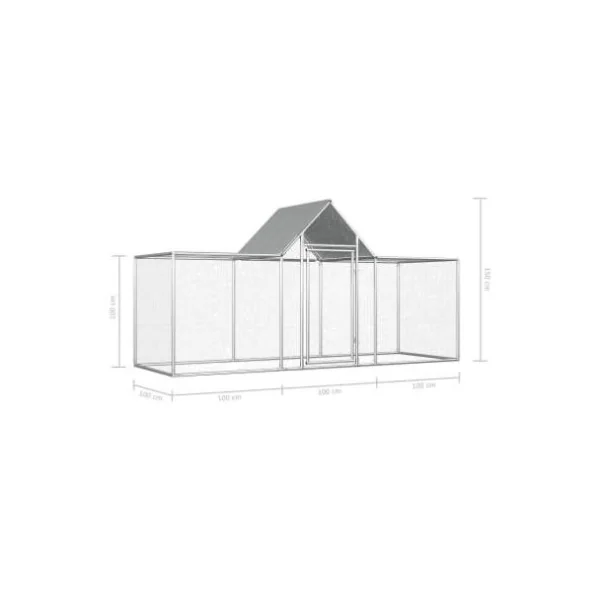Chatière 3m² enclos chat