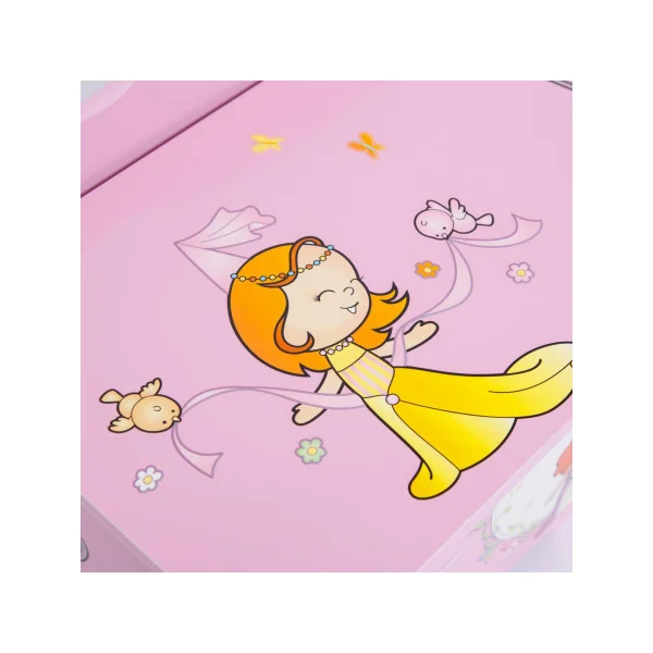 Coffre de rangement princesse coffre à jouet coffre enfant coffre en bois