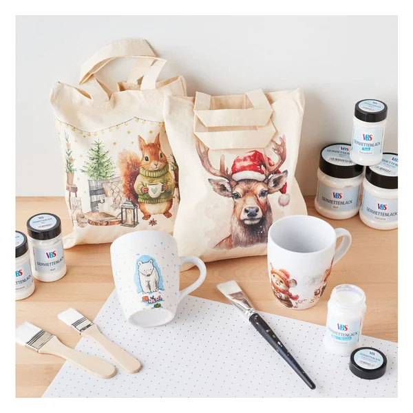 Colle-vernis pour serviette VBS « Textile »