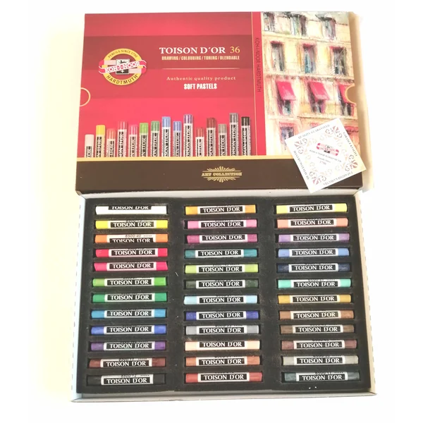 Etui de 36 pastels ronds Ø9 mm