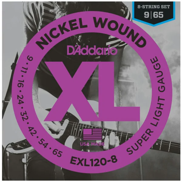 EXL120-8 Electric 8-String Super Light 9-65 - 8-string set