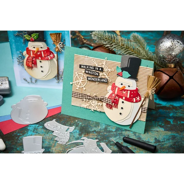 Gabarit d’estampe Sizzix Thinlits « Winston Colorize by Tim Holtz »