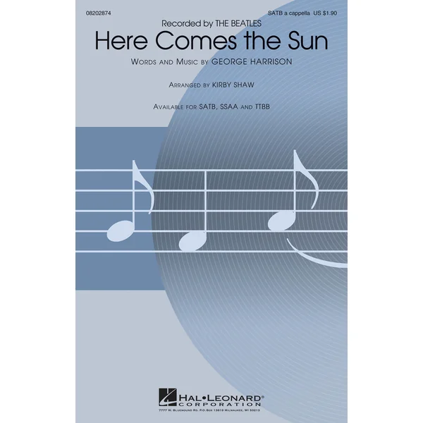 George Harrison Here Comes The Sun Choeur Satb