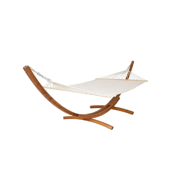 Hamac 2 places avec support en bois massif robuste Hamac suspendu Hamac de jardin Hamac extérieur