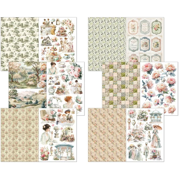 Junk Journal & Ephemera Book « Afternoon Tea »