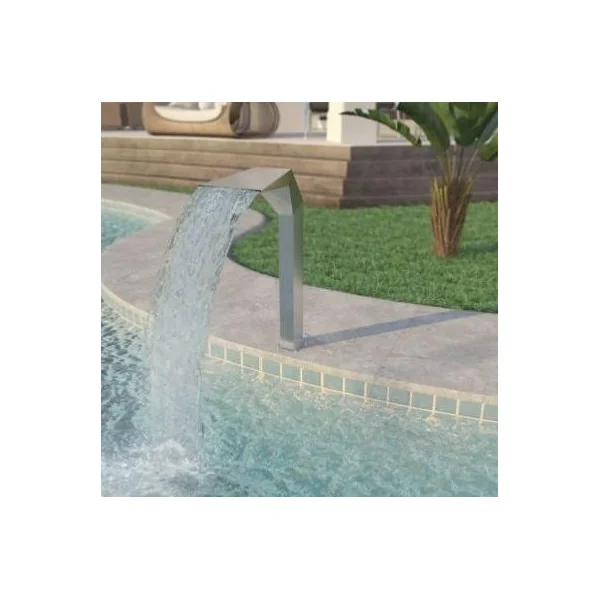 Lame d'eau haute de piscine Fontaine de jardin en Inox Fontaine bassin
