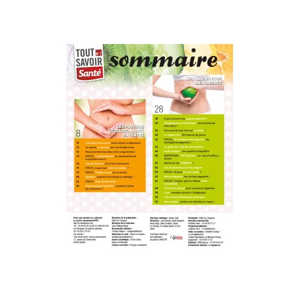 Le Guide bien-être de votre ventre - Tout Savoir Santé n°7