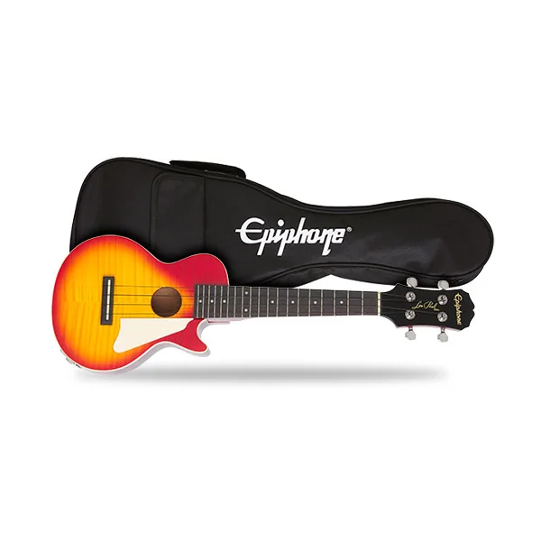 Les Paul Acoustic/Electric Ukulele Outfit - heritage cherry sunburst