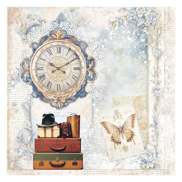 Papier scrapbooking « Eastern Journey »
