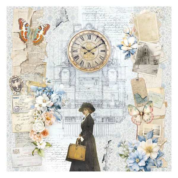 Papier scrapbooking « Eastern Journey »