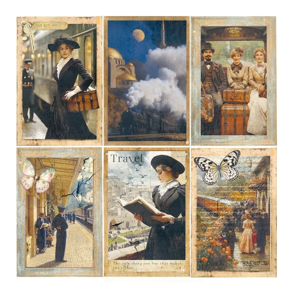 Papier scrapbooking « Eastern Journey »