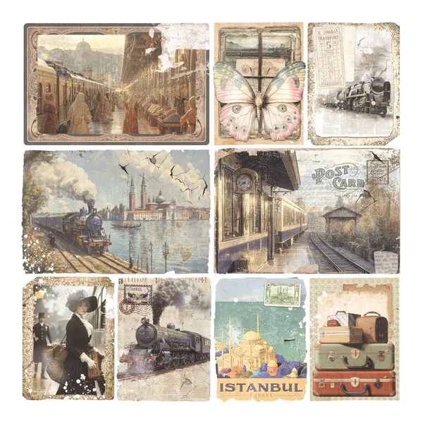 Papier scrapbooking « Eastern Journey »