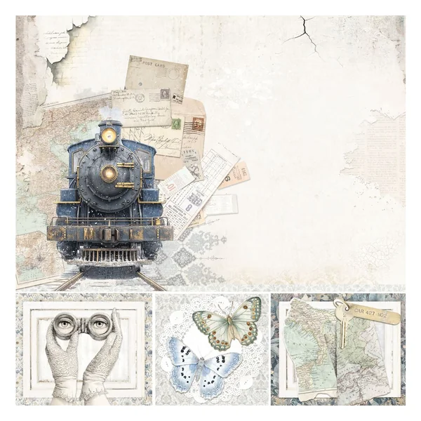 Papier scrapbooking « Eastern Journey »