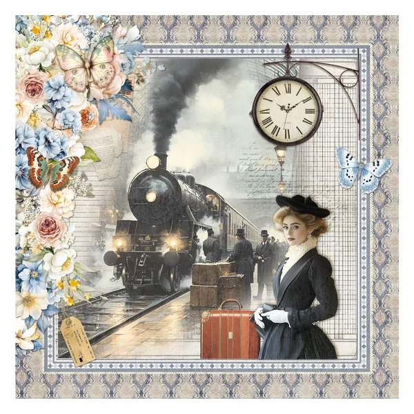 Papier scrapbooking « Eastern Journey »