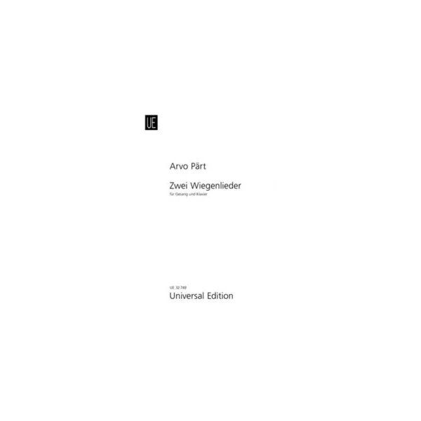 Part A. Two Lullabies Voix