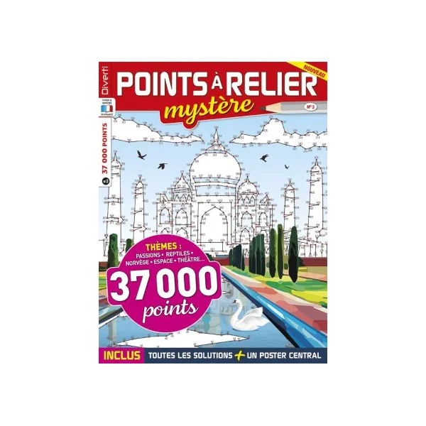 Points à relier Mystère 03 - Thèmes passions, reptiles, Norvège, Espace, Théâtre