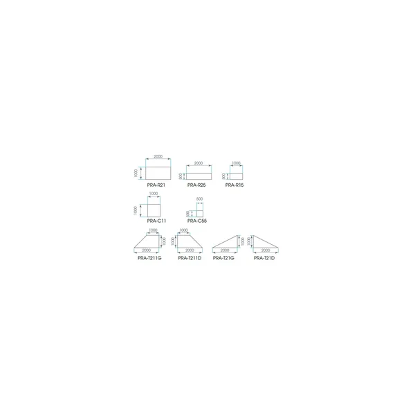 Praticable Outdoor 1 m x 0,5 m