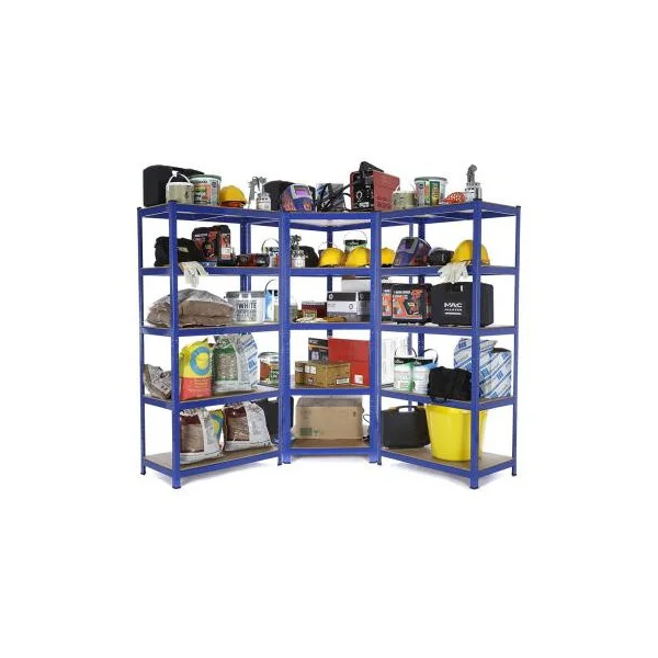 Rack de rangement 3 éléments Charge lourde Rayonnage métallique Etagère métallique industrielle Solide