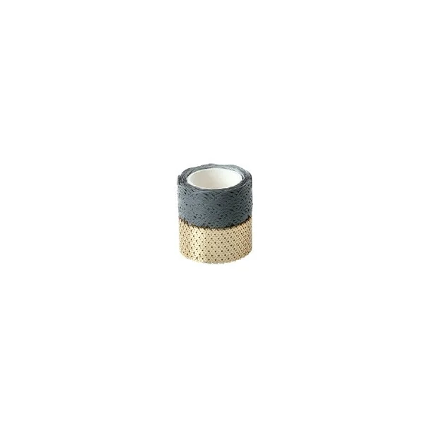 Rubans Washi Tape or/gris
