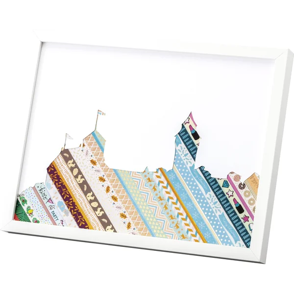 Rubans Washi Tape or/gris