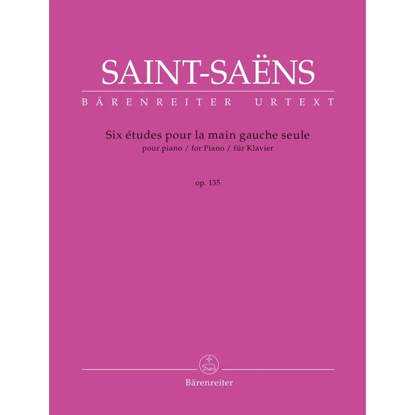 SAINT-SAENS C. 6 Etudes OP 135 Pour la Main Gauche Piano-1