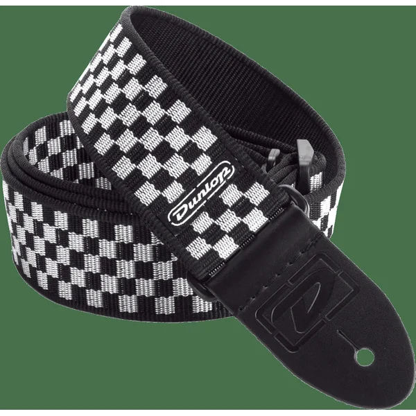 Sangle Dunlop échiquier Noir D38-31BK