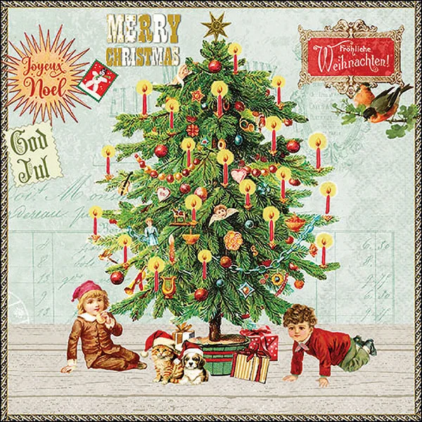 Serviette « Under The X-Mas Tree »