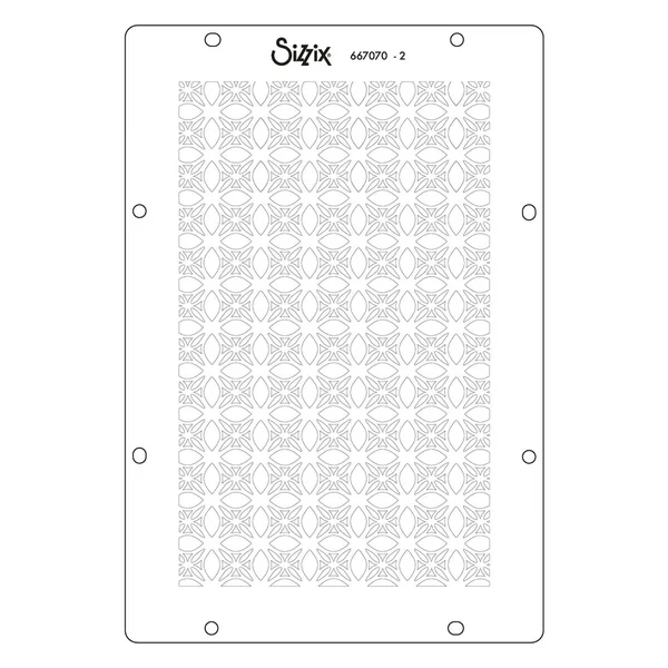 Sizzix Stencil set « Backgrounds »