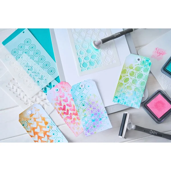 Sizzix Stencil set « Backgrounds »