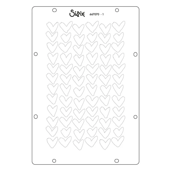 Sizzix Stencil set « Backgrounds »