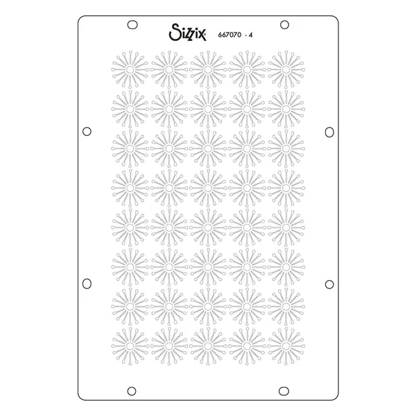 Sizzix Stencil set « Backgrounds »