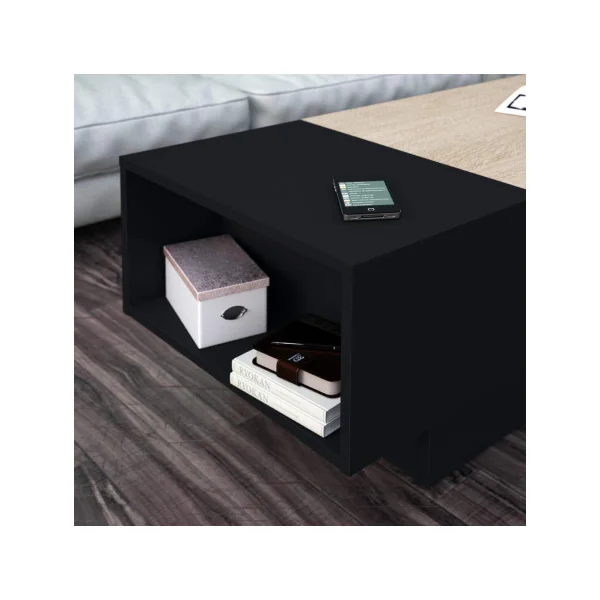 Table basse moderne avec rangements cachés table basse rectangulaire table salon