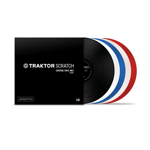 Traktor Scratch Vinyl Noir MK2