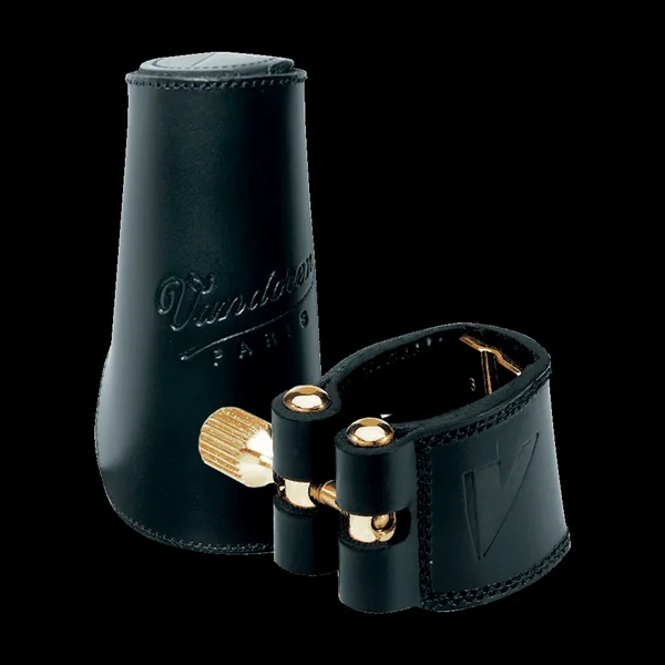 Vandoren Ligature cuir saxo alto + couvre-bec cuir
