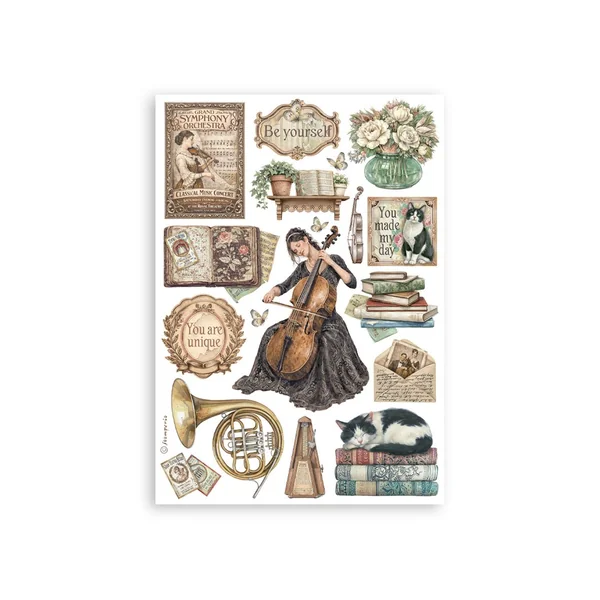 Washi Pad Stamperia « Symphony »