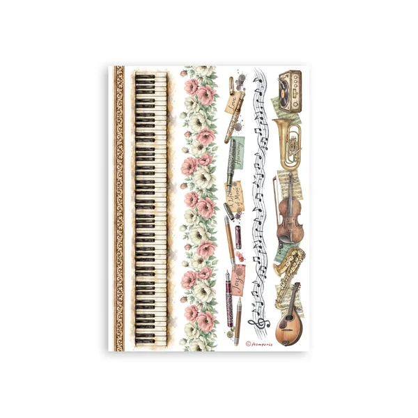 Washi Pad Stamperia « Symphony »