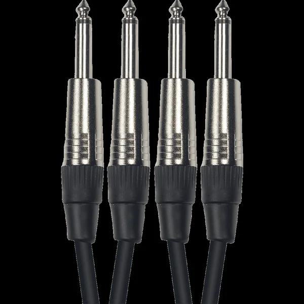Yellow Cable Cordon 2 jack 2 jack 3 m