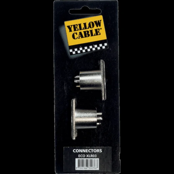Yellow Cable Embase xlr male - lot de 2